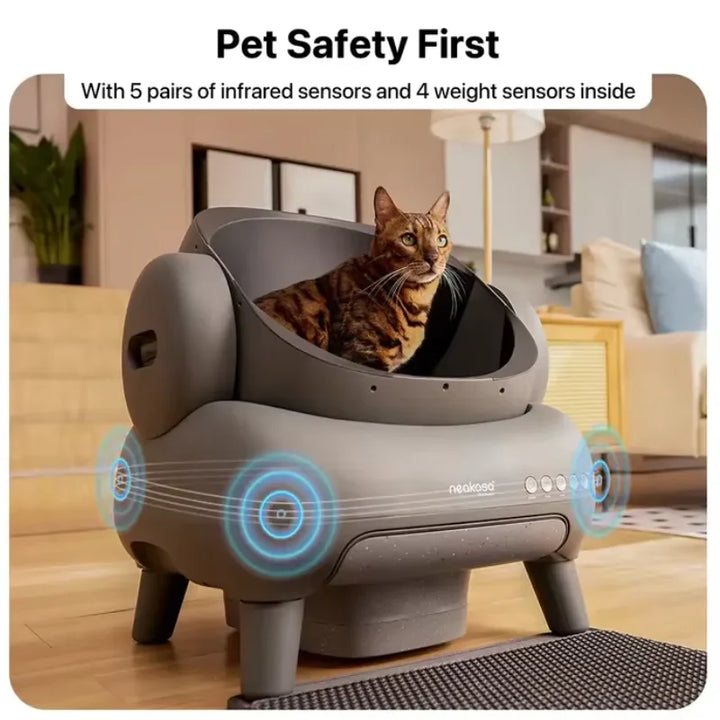 Global system with automatic cat litter, smart toilet, odorless