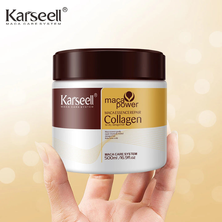 Karseell 500ml Hair Treatment Mask Deep Repair Collagen Argan Oil
