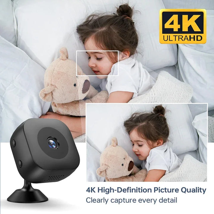 Xiaomi Mini Camera WiFi IP/AP 4K Remote Monitoring Portable Camcorder Smart Surveillance Security Camera