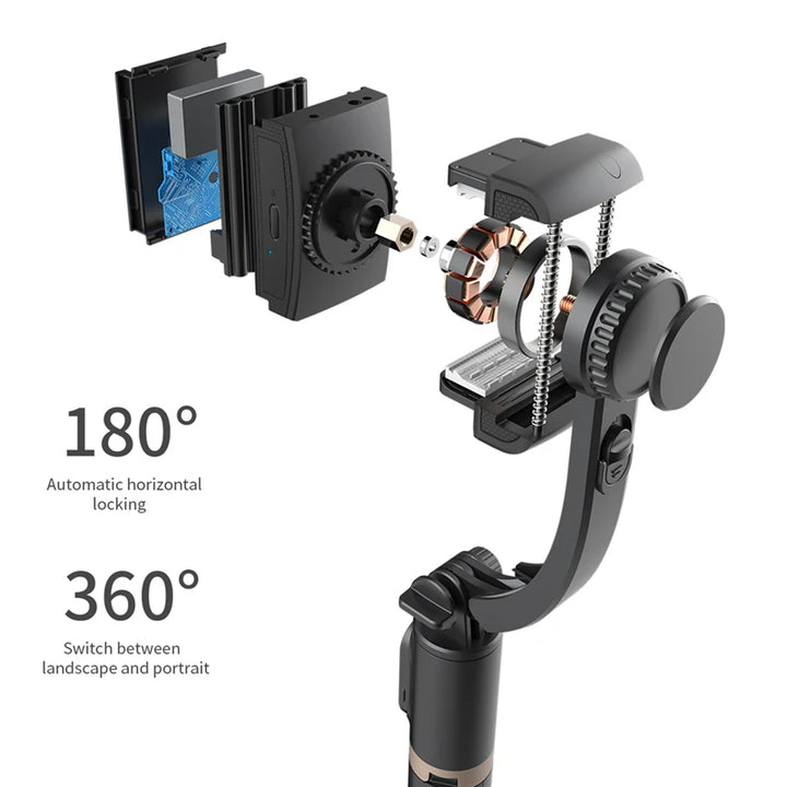 2024 AI Tripod Stand Vertical Stabilizer for Smartphone Bluetooth Selfie