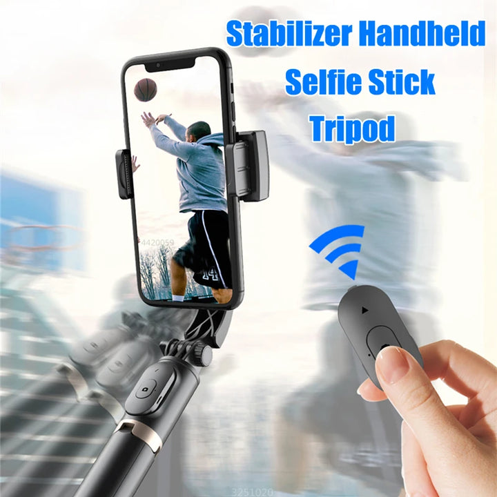 2024 AI Tripod Stand Vertical Stabilizer for Smartphone Bluetooth Selfie