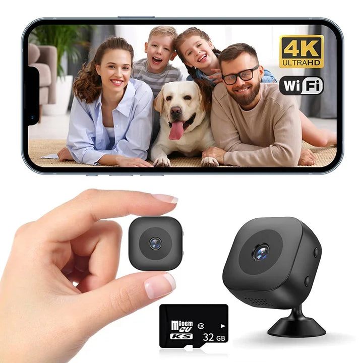 Xiaomi Mini Camera WiFi IP/AP 4K Remote Monitoring Portable Camcorder Smart Surveillance Security Camera