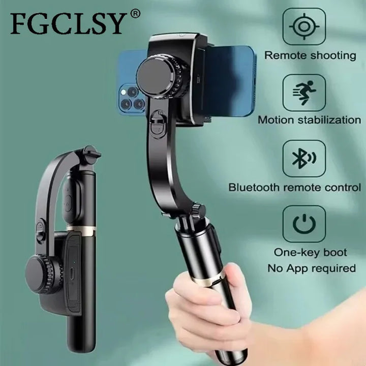 2024 AI Tripod Stand Vertical Stabilizer for Smartphone Bluetooth Selfie